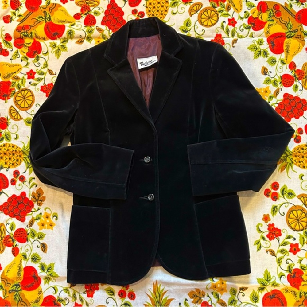 Vintage Velvet Blazer
